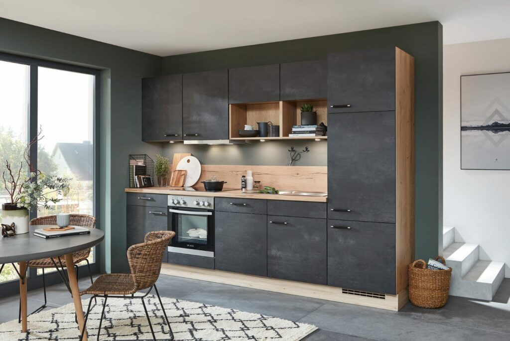 Nobilia Ceramic Wood Compact Kitchen 2021 1 | German Kitchen Outlet Greenhill, Sheffield