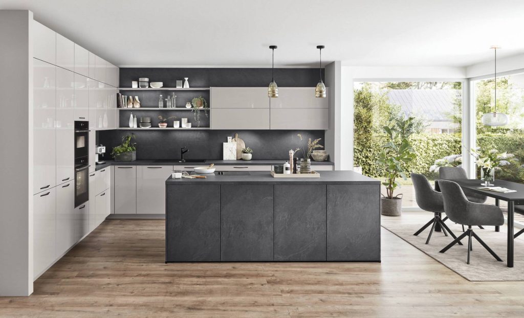 Nobilia Modern Open Plan Kitchen | German Kitchen Outlet Greenhill, Sheffield