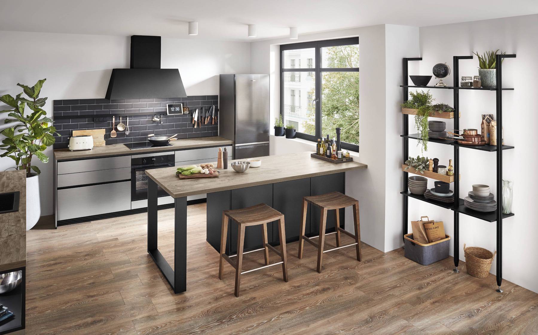 Nobilia Darl Grey Handleless Contemporary Kitchen | Lead Wolf, Gotham