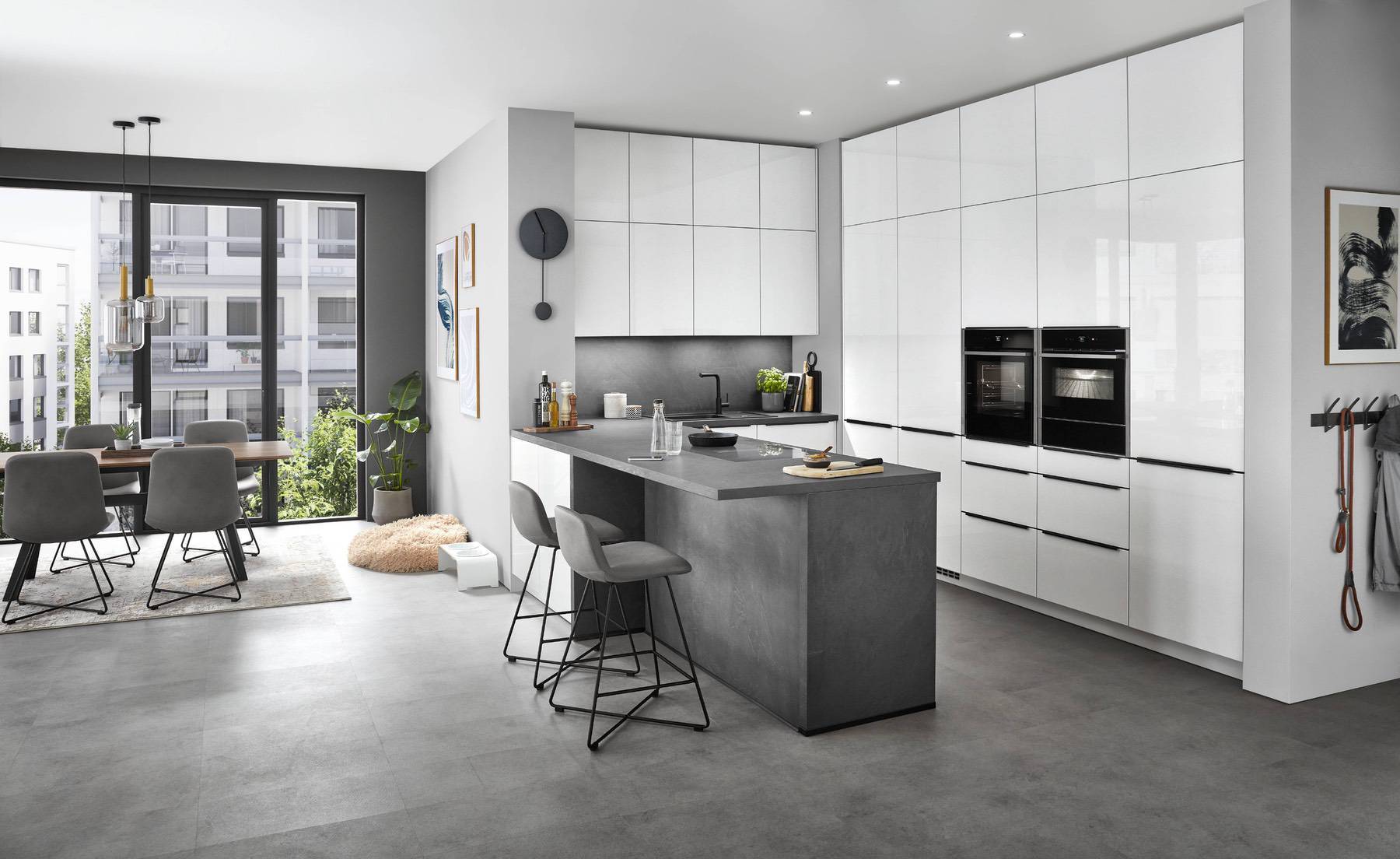 Nobilia Light Wooden Feature Kitchen 1 | Lead Wolf, Gotham
